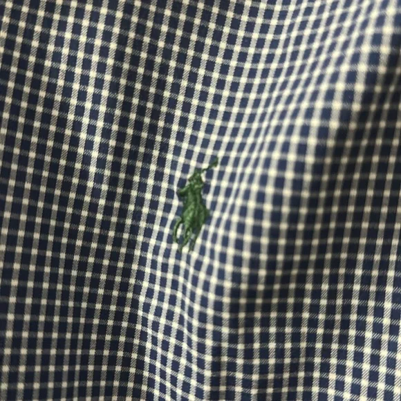 Polo by Ralph Lauren Blue Casual Button Down Shirt - Picture 3 of 5